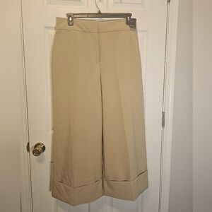 New York & Company Beige Wide-Leg Women's Pants